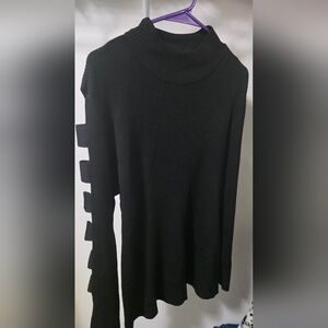 Almost Famous Black Sweater with Arm Cut Outs 3X